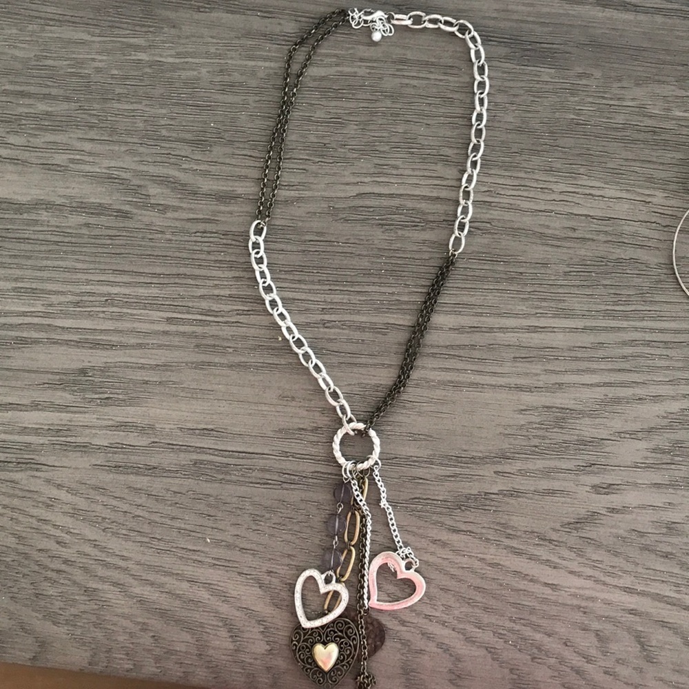 Charmed heart necklace